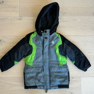 London Fog Gray Hooded Jacket